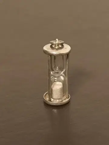 IBB 빈티지 모래시계 펜던트 탑 925 스털링 실버