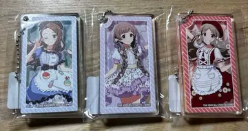 아이돌 마스터 밀리오 라이브 아크릴 블록 키링 3종 세트