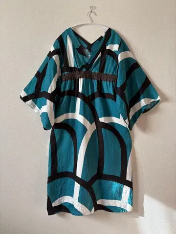 SOU SOU 린넨 100% 린넨 유카타 미타테 의 원피스 오오타키