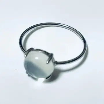 실버 문스톤 반지