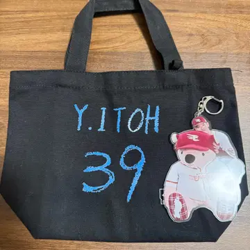 라쿠텐 이글스 이토 유키야 이글스베어 아크릴 키링 토트백