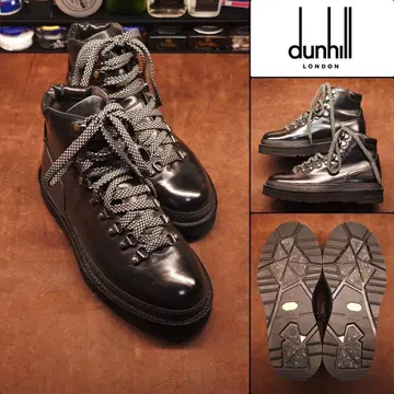 시착만 한 던힐 가죽 마운틴 부츠