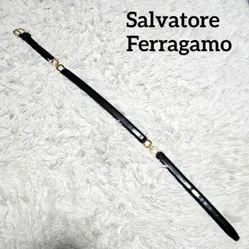 Salvatore Ferragamo 간치니 벨트 골드 금장 장식
