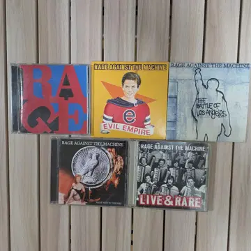 Rage Against The Machine CD 5장 세트 RATM
