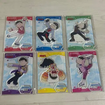 오소마츠 6쌍둥이 아크릴 스탠드 세트 Japan open 피규어 스케이트