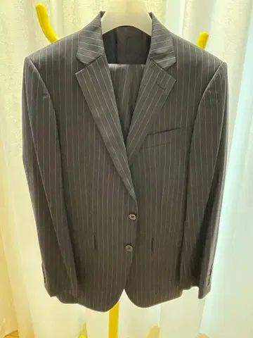 새상품급 다케오 키쿠치 DORMEUIL 수트 네이비 사이즈 2