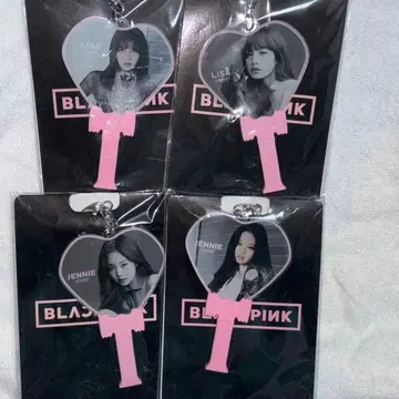 미개봉 새상품 BLACKPINK 미니어처 부채 키링 제니 리사