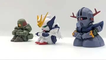 기다림 건담의 경우 4 지옹, 윙건담 제로, 리오 3종 세트