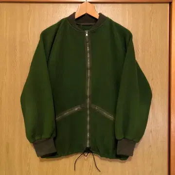 UK 플리스 라이너 자켓 영국군 그린 90s 빈티지 S