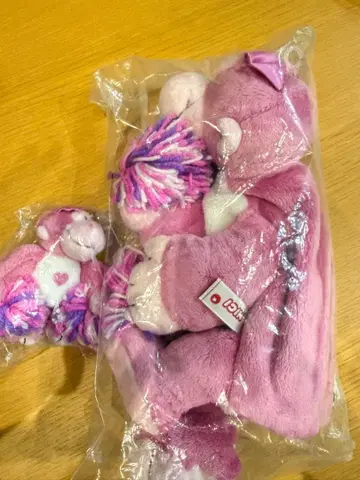 미개봉 새상품 PLAZA 한정판 NICI 치어리더 필통 & 키링 세트