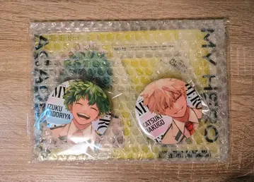 히로아카 점프GIGA 아크릴 스탠드 & 캔뱃지 미도리야 & 바쿠고