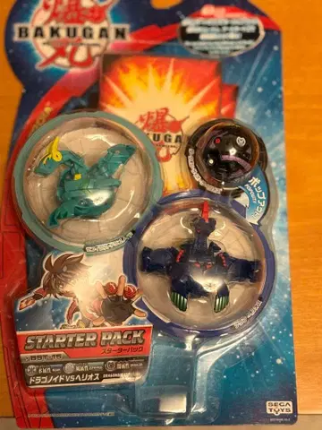 바쿠간 스타터 팩 드라거노이드 vs 헬리오스