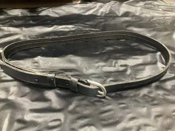 닐바렛 가죽 벨트 S 블랙