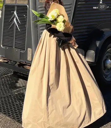 RANCLIC libknit volume gather dress