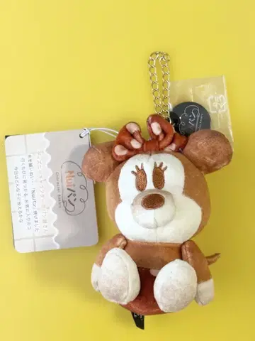 [ 새상품 미사용 ] 디즈니/미니 마우스 Nui빵/봉제 인형 키링