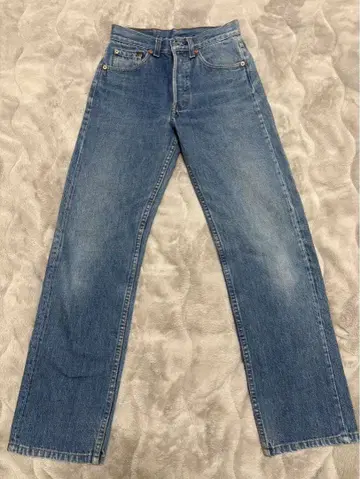 미국산 555 레어 90s 리바이스 501 발렌시아 공장제 다크 컬러