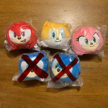 소닉 더 헤지혹 페이스 봉제 인형