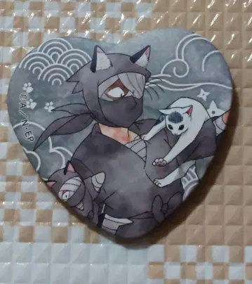 닌타마 란타로 잣토 콘나몬 하트 캔뱃지