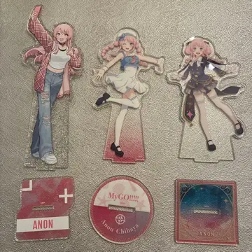 뱅드림 치하야 아논 키라링 아크릴 스탠드 3개 세트