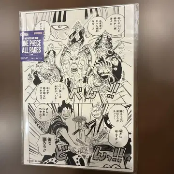 원피스 ALL PAGES BASE SHOP 한정판 루피 조로