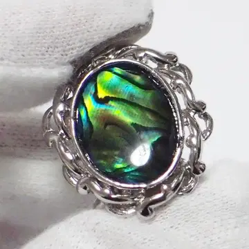 오비 고정 띠 자개 그린 계열 [ 오하라 상점 꽃 책갈피 ]