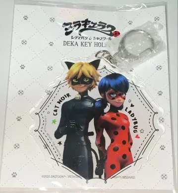 미라큘러스 빅 아크릴 키링 레이디버그 & 샤노와르