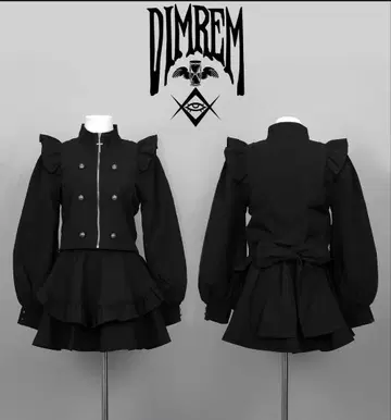 DimMoire 초 메이드 셋업 BLACK