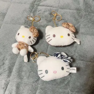 시마무라 헬로키티 마스코트 키링 세트