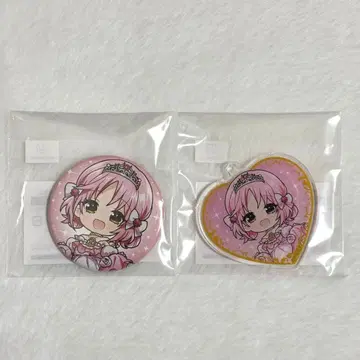 수호캐릭터 마루쿠지 아뮤 캔뱃지 아크릴 키링