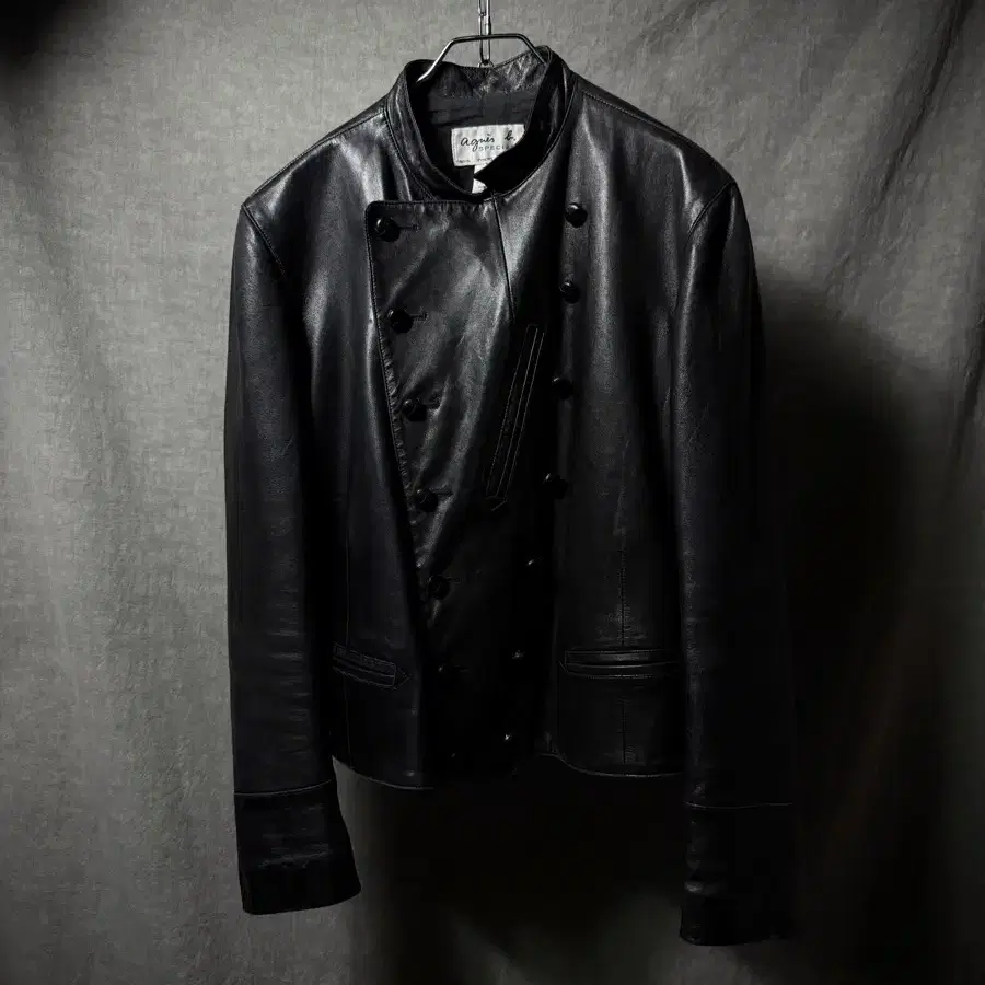 agnes.b Napoleon Leather Jacket | Bunjang Global