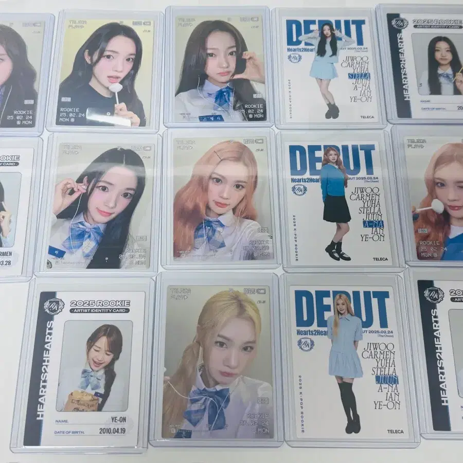 2025 Tereca K-POP Rookie Hearts2hearts 2-photocard set. on Bunjang