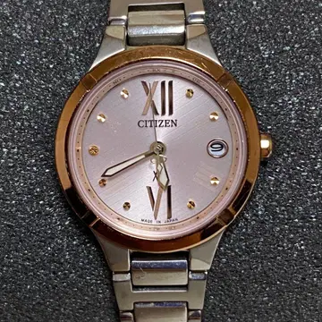 [지복의 가벼움] 시티즌 xC 크로스시 전파 솔라 티타늄 벚꽃 핑크 골드