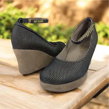 NO NAME 웨지힐 펌프스 앵클 스트랩 37(23.5cm)