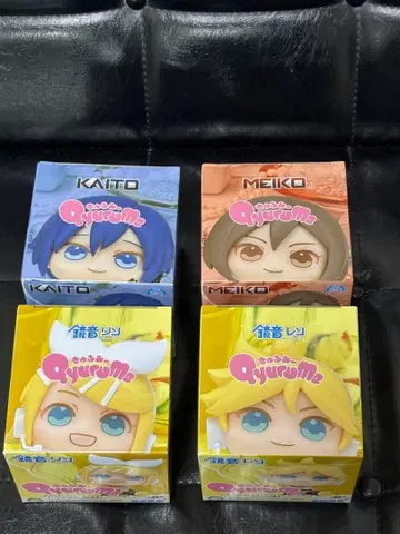 하츠네 미쿠 시리즈 큐룽하게 쳐다보는 포즈 미니 피규어 4개 세트