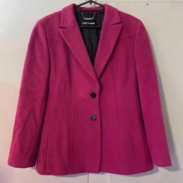 LAPINE BLANCHE 핑크 울 코트 오샤레 개성파