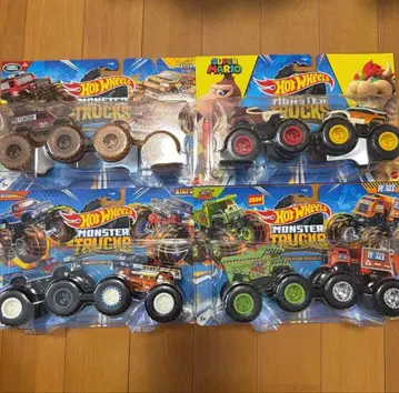 미개봉 새상품 HotWheels 동키콩 vs 쿠파 몬스터 트럭 8개