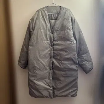 무인양품 다운 코트 XS 그레이