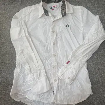Aape 긴팔 셔츠 S 화이트 카모플라쥬