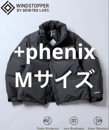[ +phenix ] 고어텍스 윈드스토퍼 숏 다운 자켓