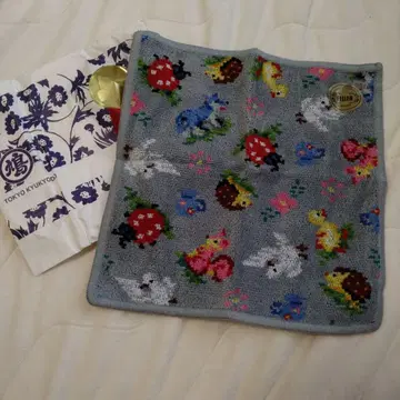 페이러 새상품 손수건 하토쿄도 하이디피죤 그레이