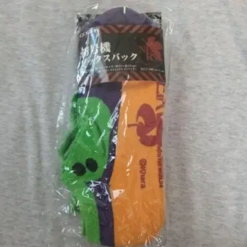 미사용 새상품 에반게리온 초호기 양말 3켤레