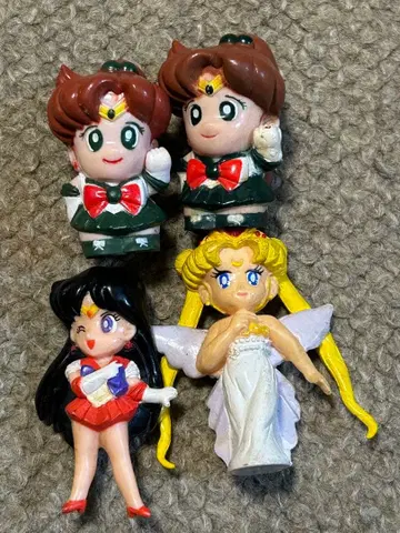 세일러문 피규어 소프트 비닐 쇼와 레트로 당시 물품 일괄