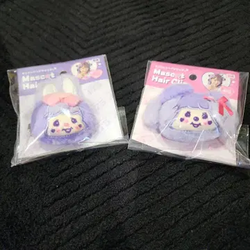 시나코x몬치치 헤어 클립 마스코트 왼쪽용 오른쪽용