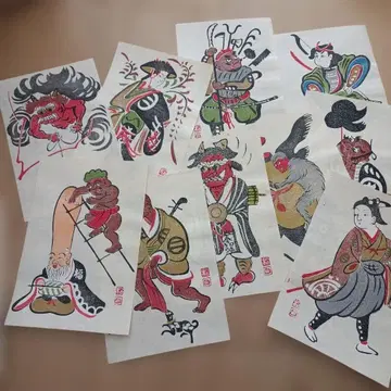 오츠에 타카하시 쇼잔 10매 화지 수제