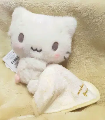 마쉬멜로우 같은 폭신폭신 냥코 봉제 인형 하얀 구름에서 낮잠 산리오