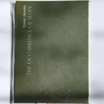스티브 얀센 DVD THE OCCURRENCE OF SLOPE