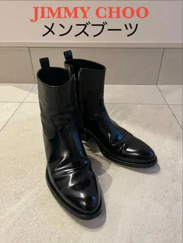 JIMMY CHOO 남성용 부츠 블랙