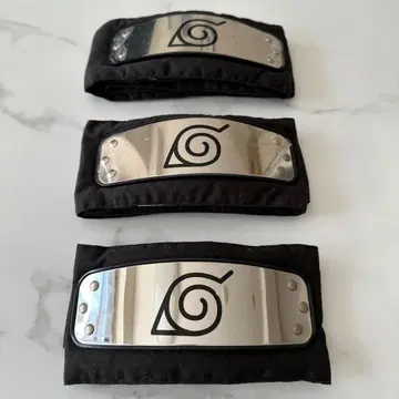 NARUTO 돌풍전 이마 맞추기 머리띠 3종 세트
