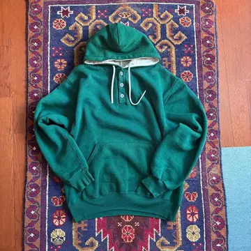 90s 미국제 RUSSEL 헨리넥 후드티