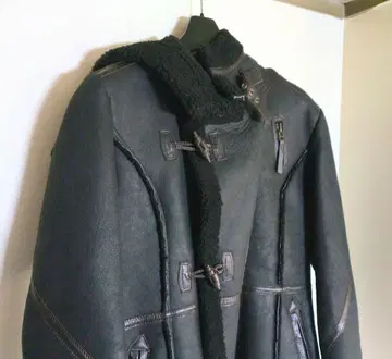 AVIREX 리얼 무스탕 코트 USED 새상품급